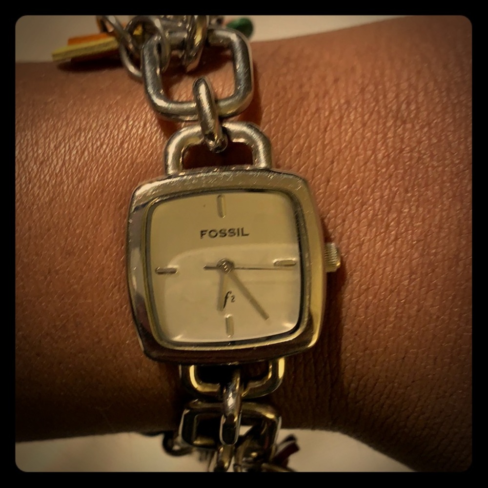Fossil Watch Charm Bracelet